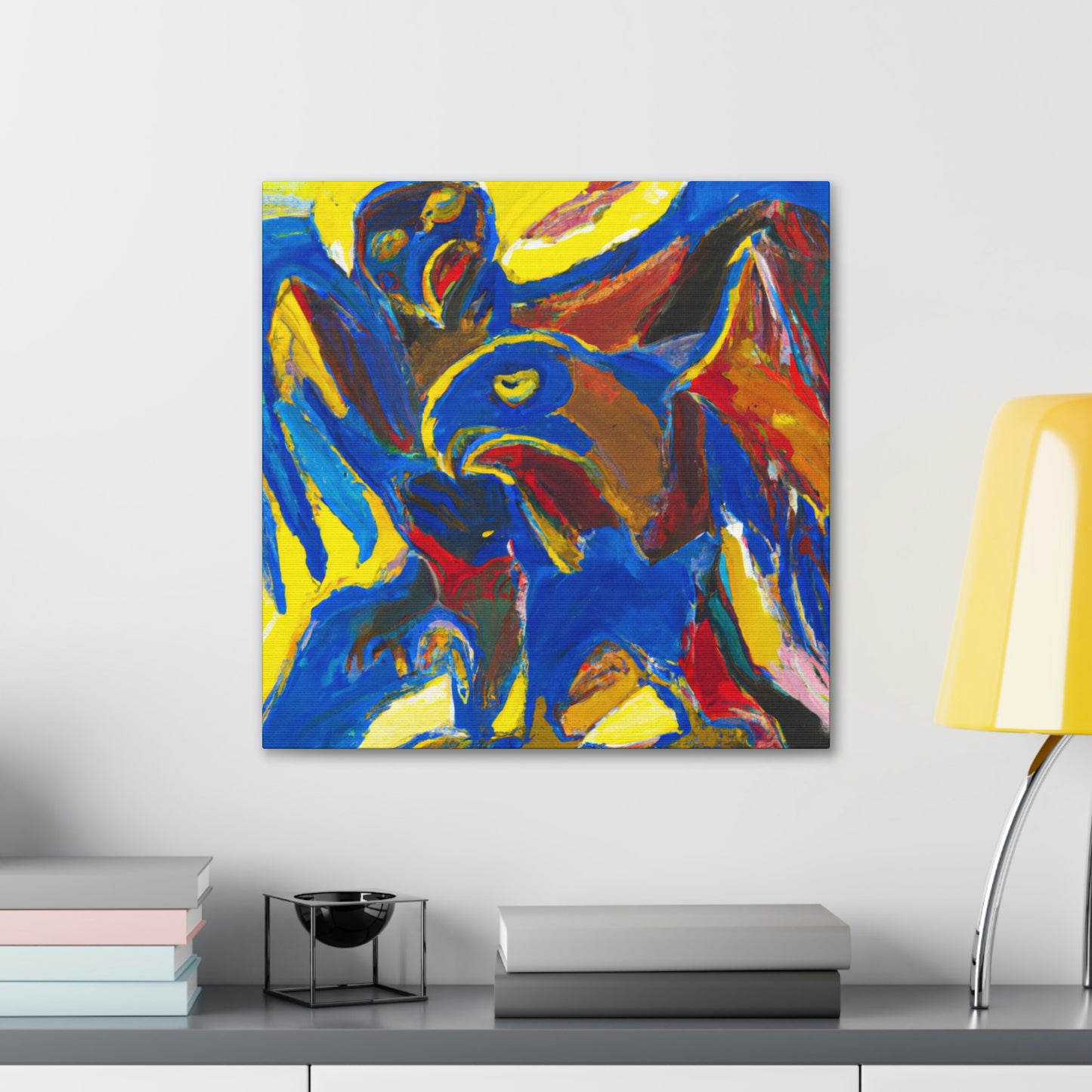 "Hawks in Expressionism" - Canvas