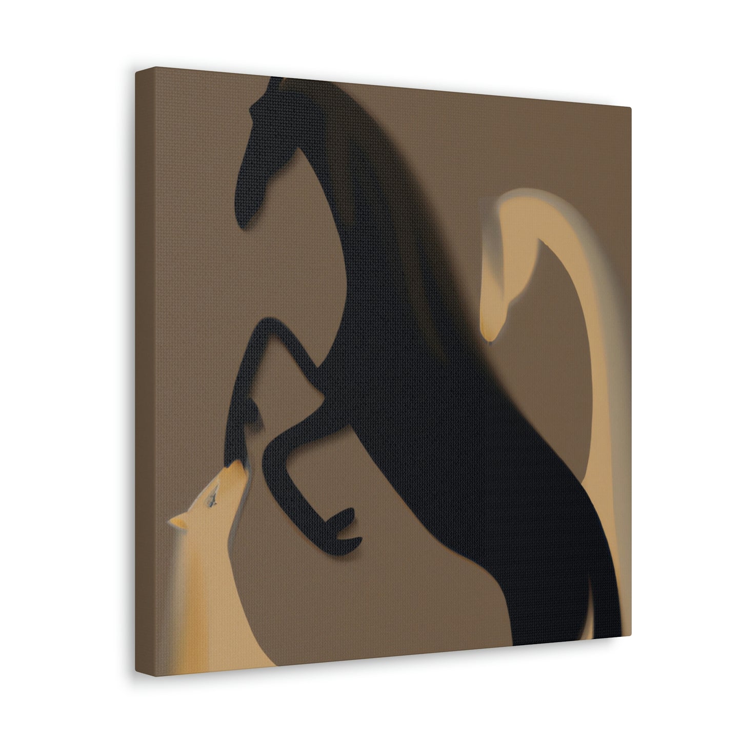 "Race of Galloping Horses" - Canvas