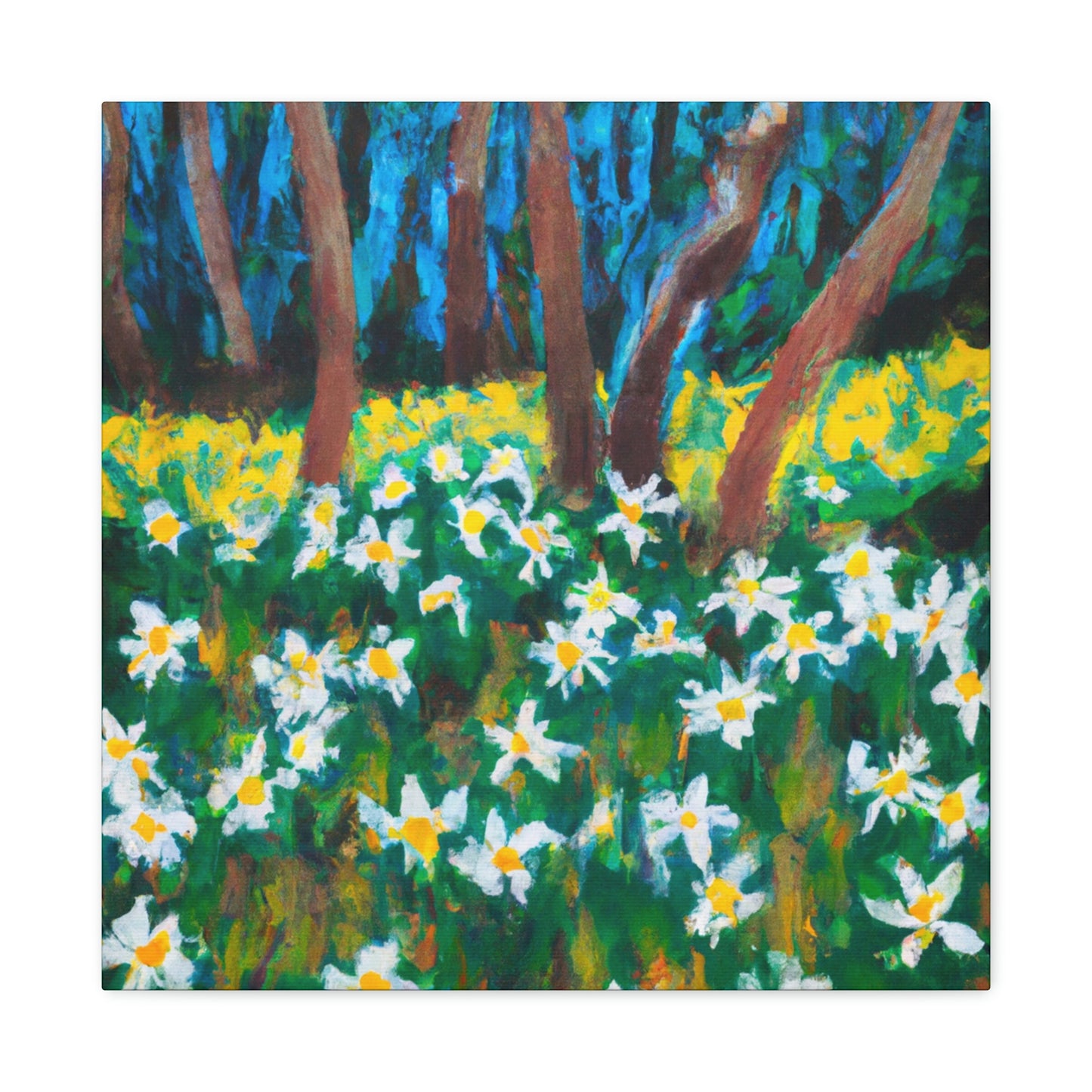 "Daffodil: Awe Ablaze" - Canvas