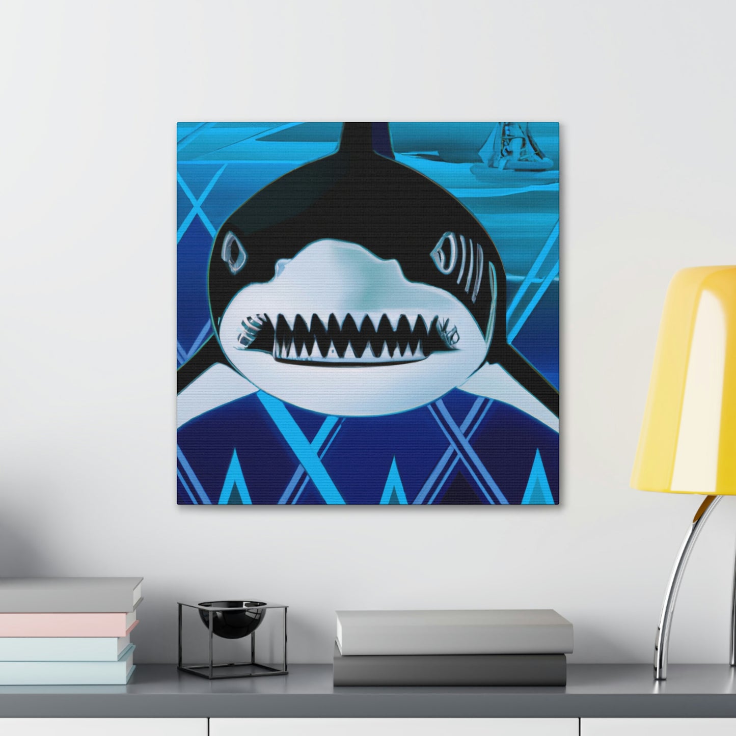 "Jaws of Art Deco" - Canvas