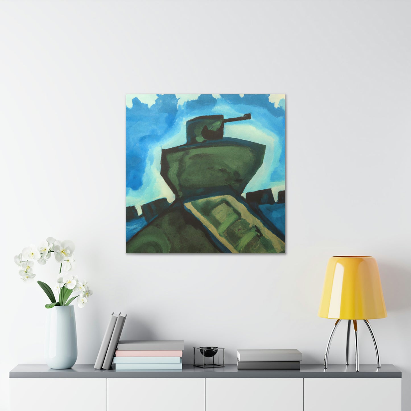 "Tank Turret Abstractions" - Canvas