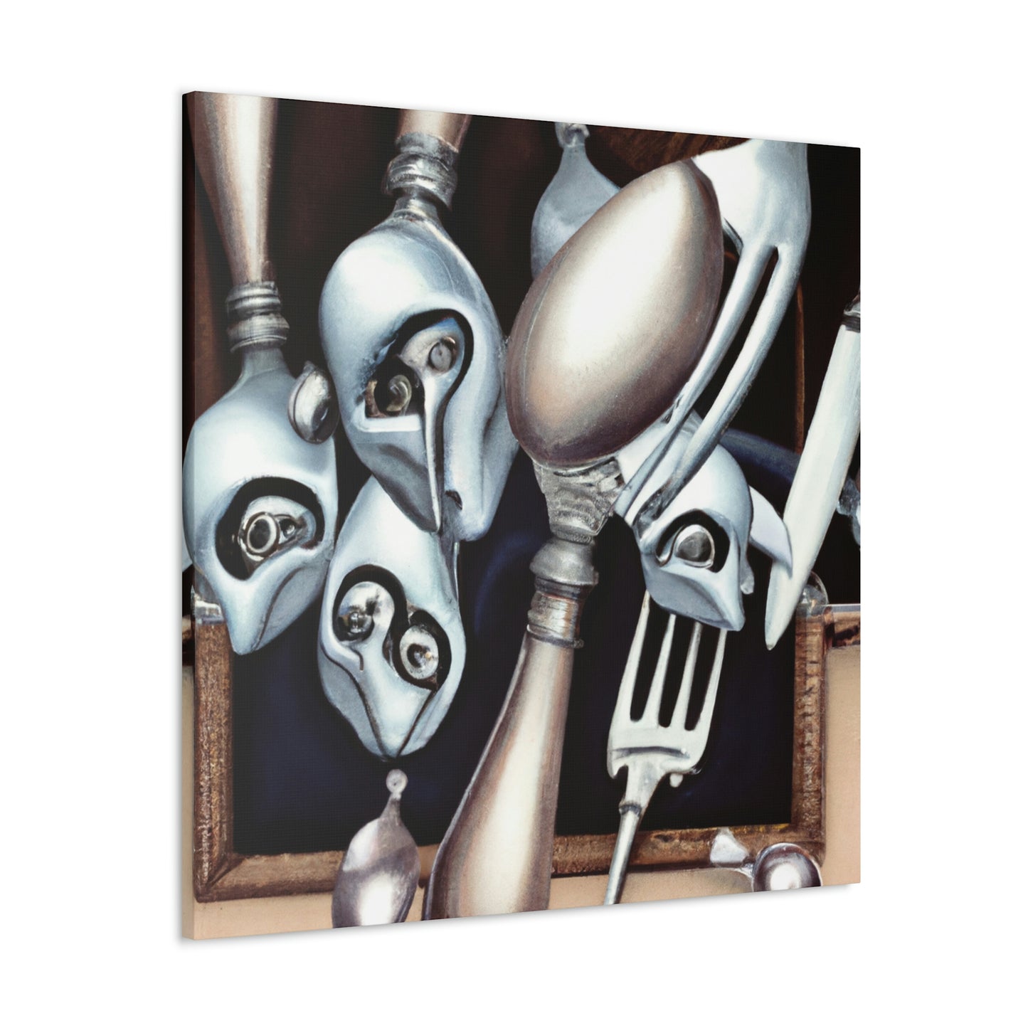 Cutlery in the Clouds - Canvas