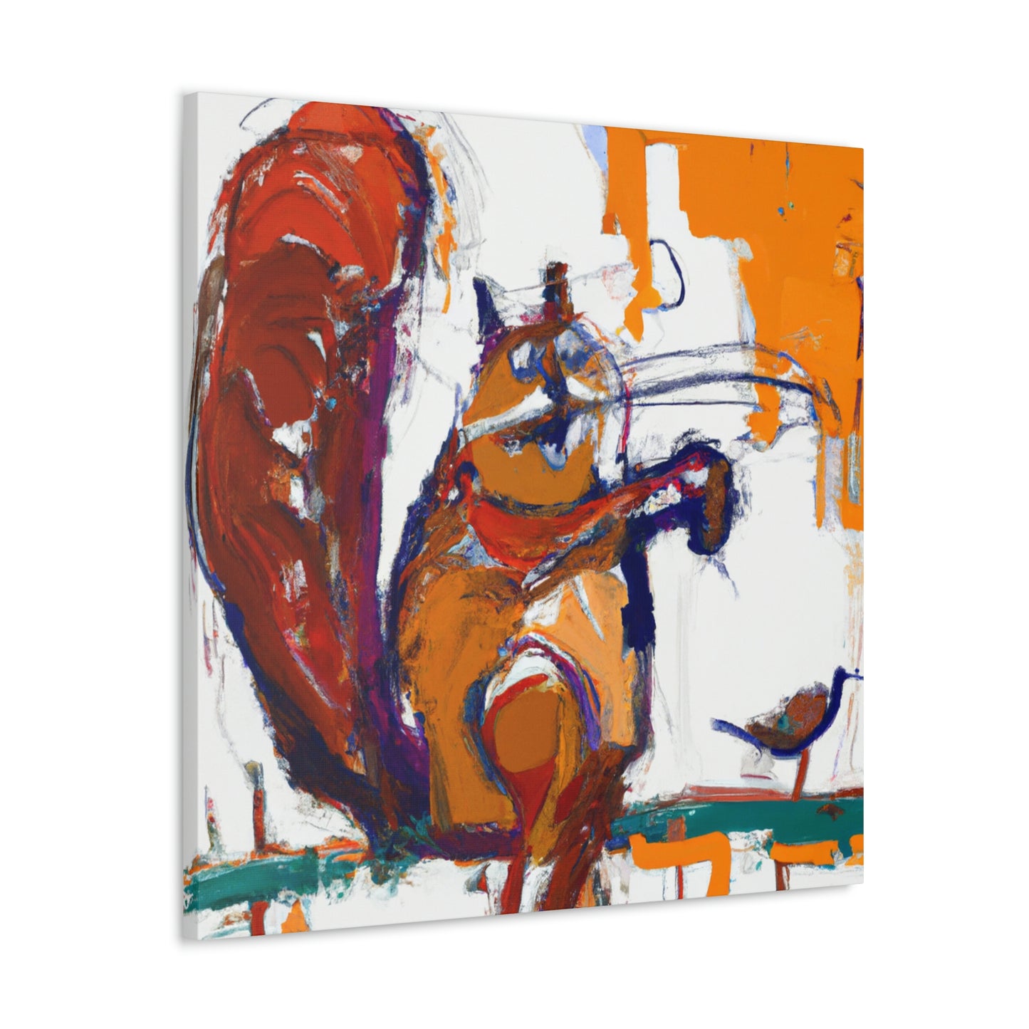 Squirrel Among Expressionism - Canvas