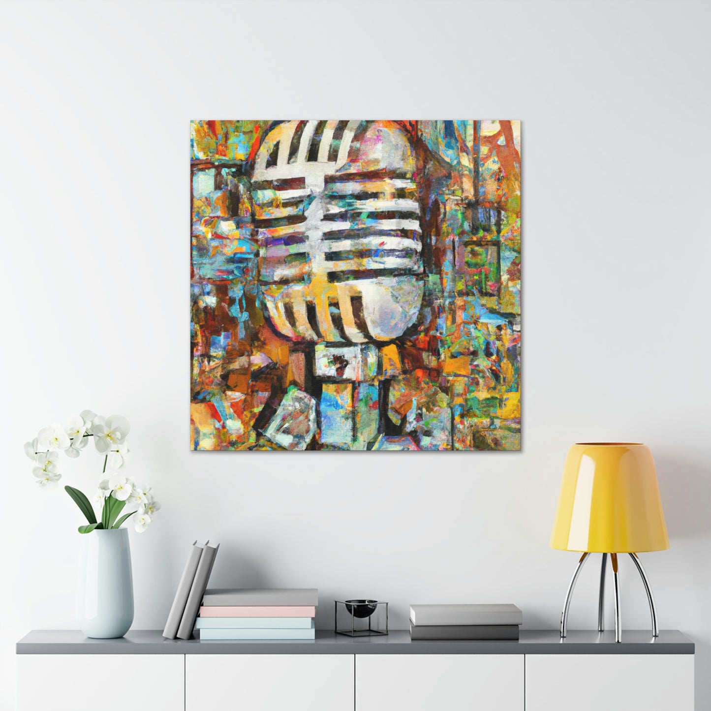 "Sing A Song Microphone" - Canvas