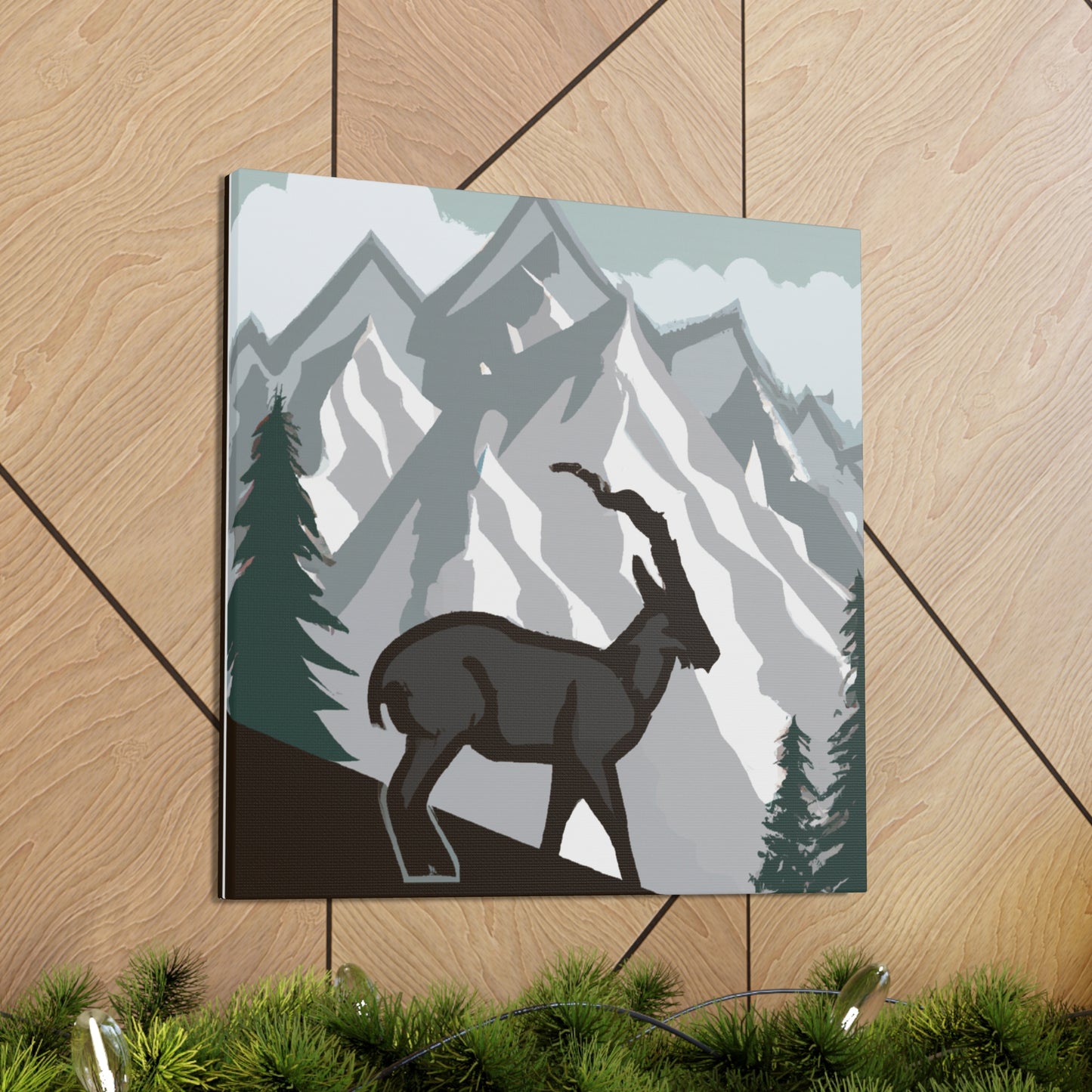 "Chamois Gleaming Glaze" - Canvas