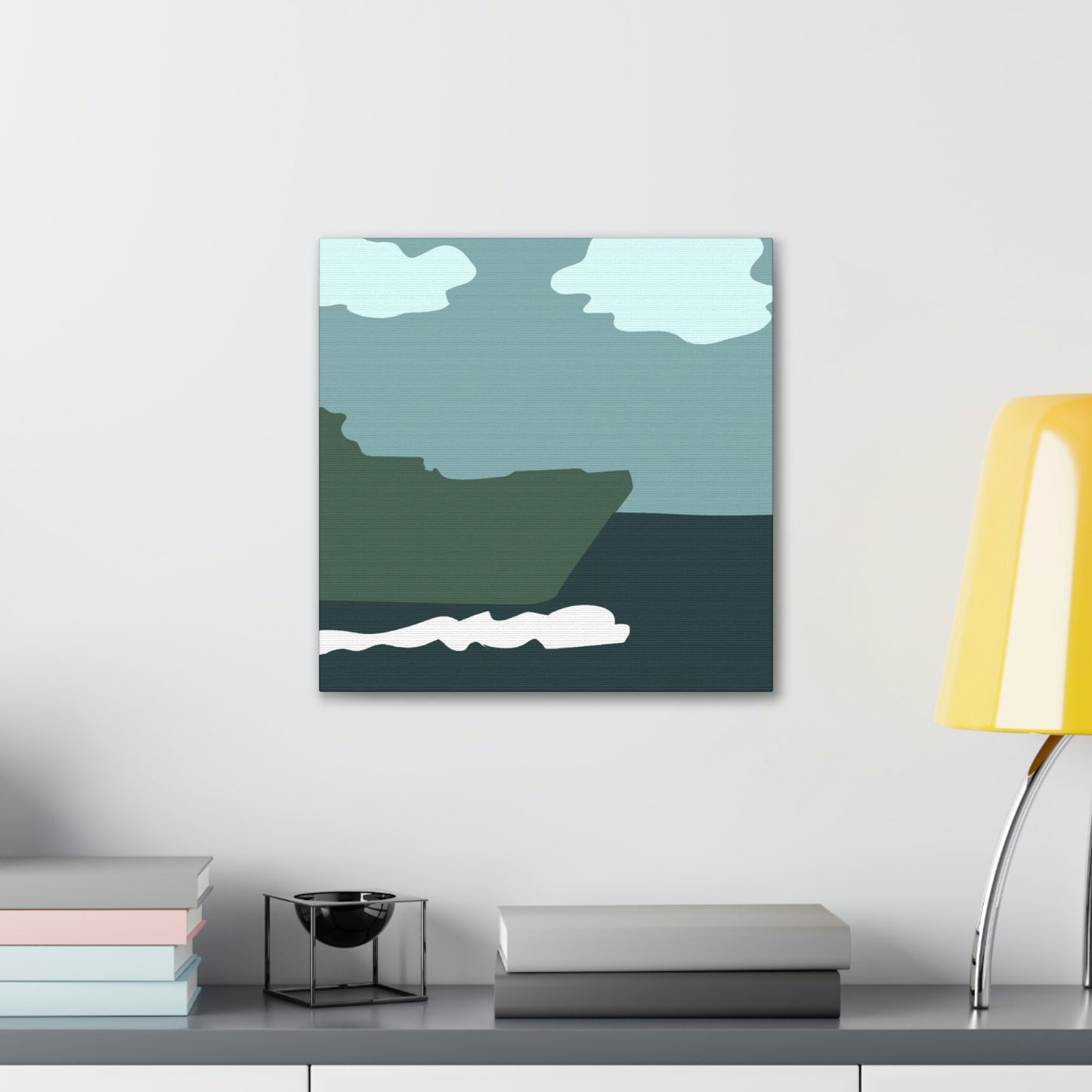 Marine Minimalism Scene - Canvas