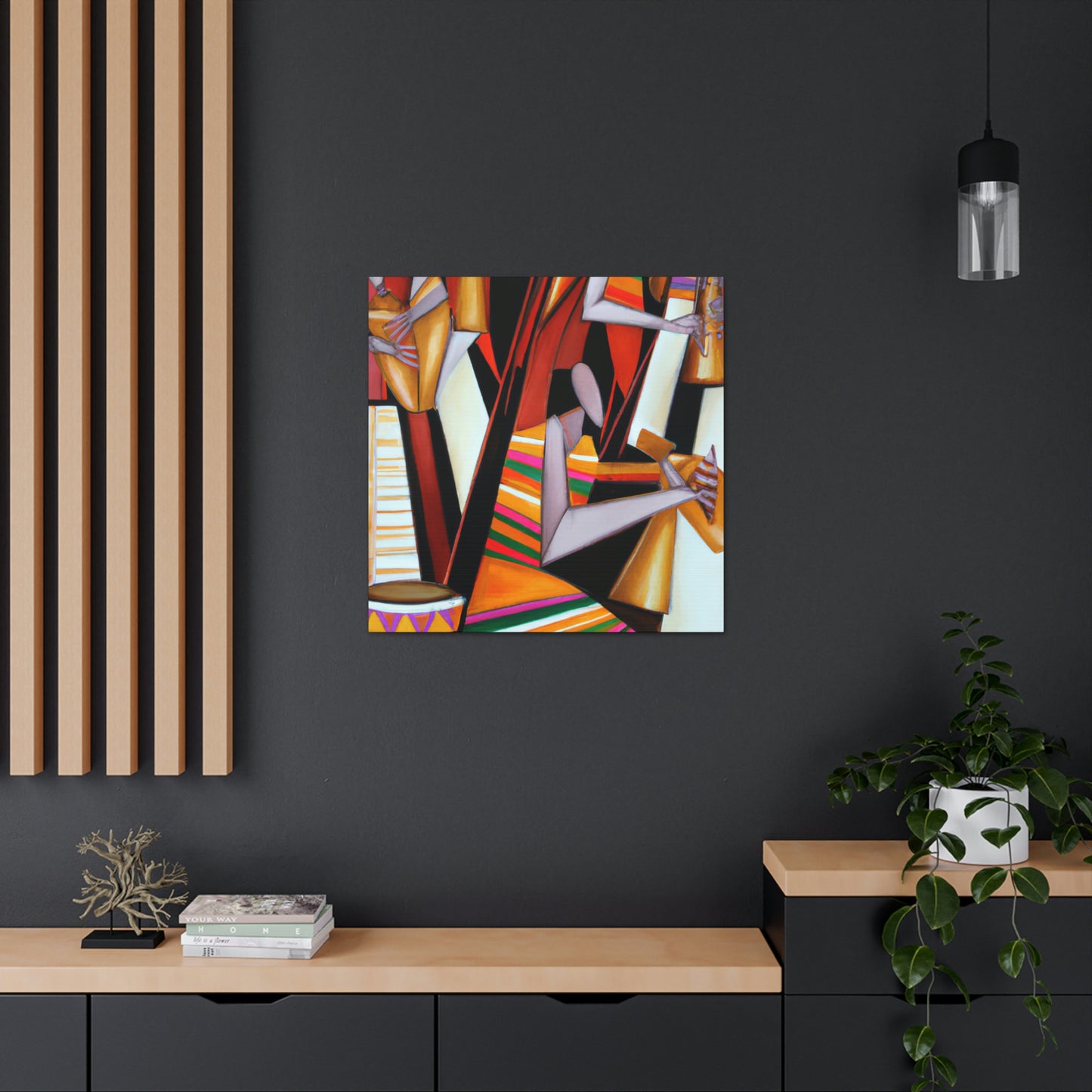 "Bongo-ing 20s Jazz" - Canvas