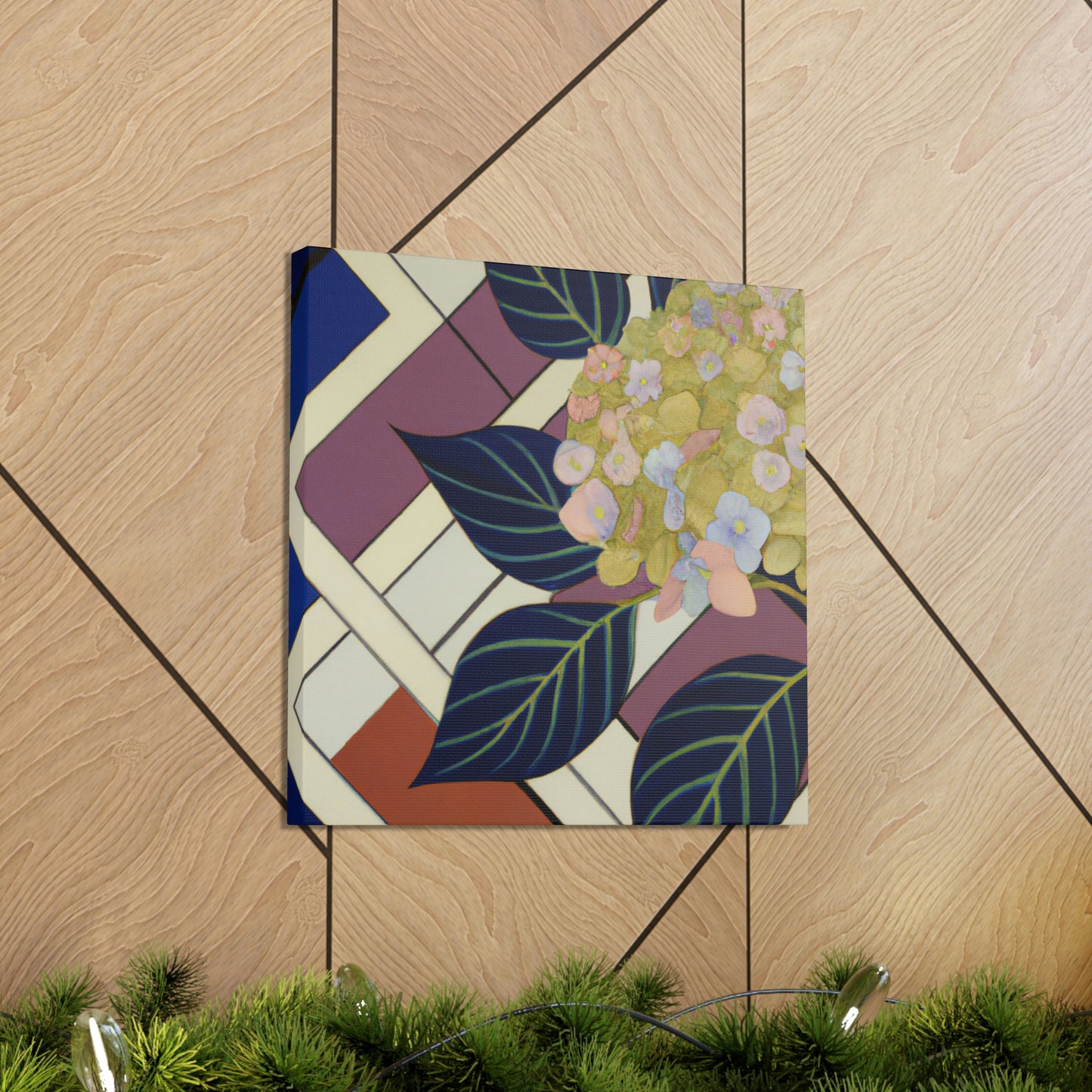 "Hydrangea Deco Dream" - Canvas