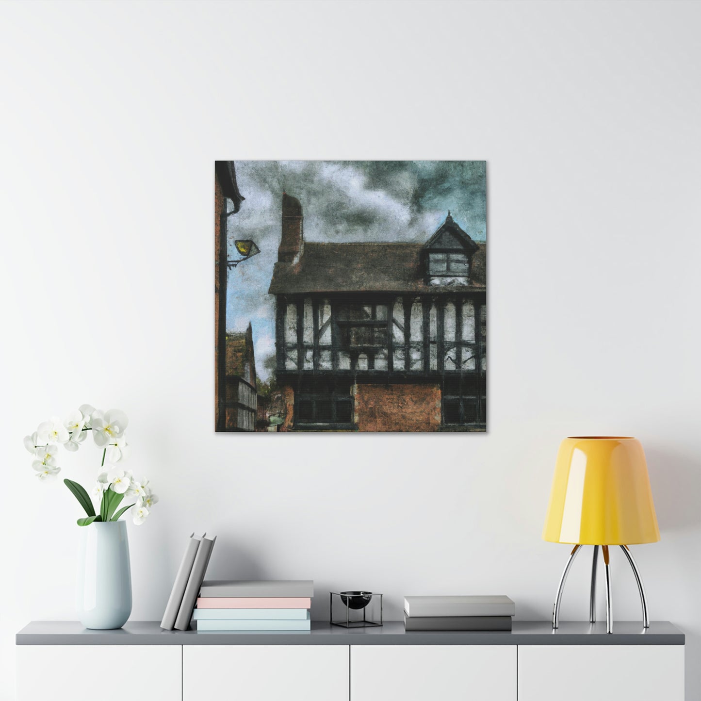 "Tudor Elegance Reborn" - Canvas