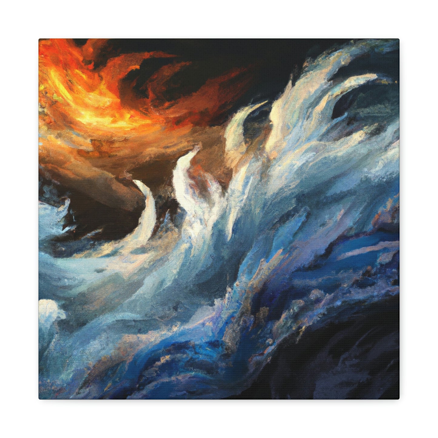 Oceans of Brilliant Hues - Canvas