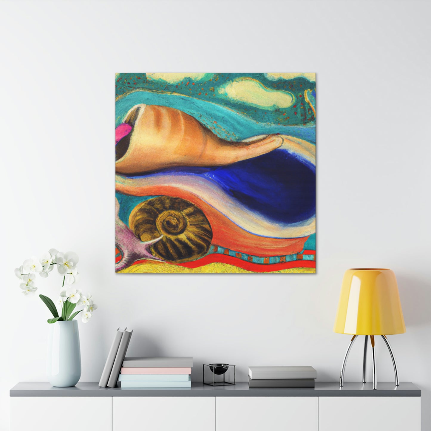 "Sea Shell Symphony" - Canvas