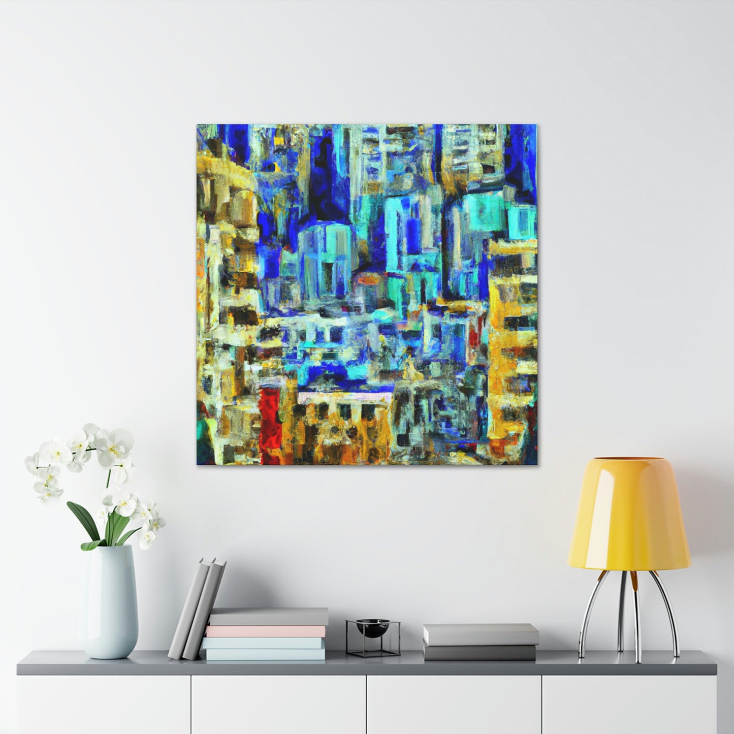 "International Style Viewpoint" - Canvas