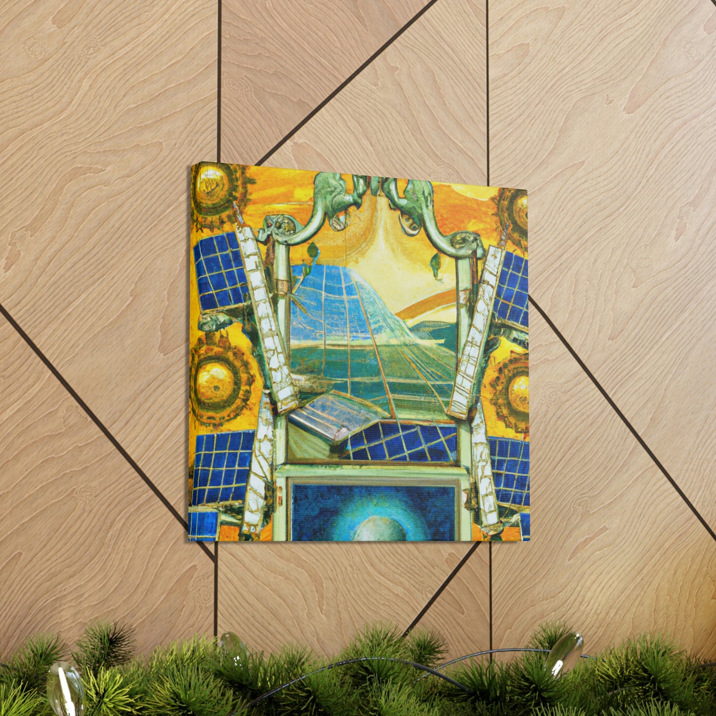 "Solar Panels Aristocracy" - Canvas