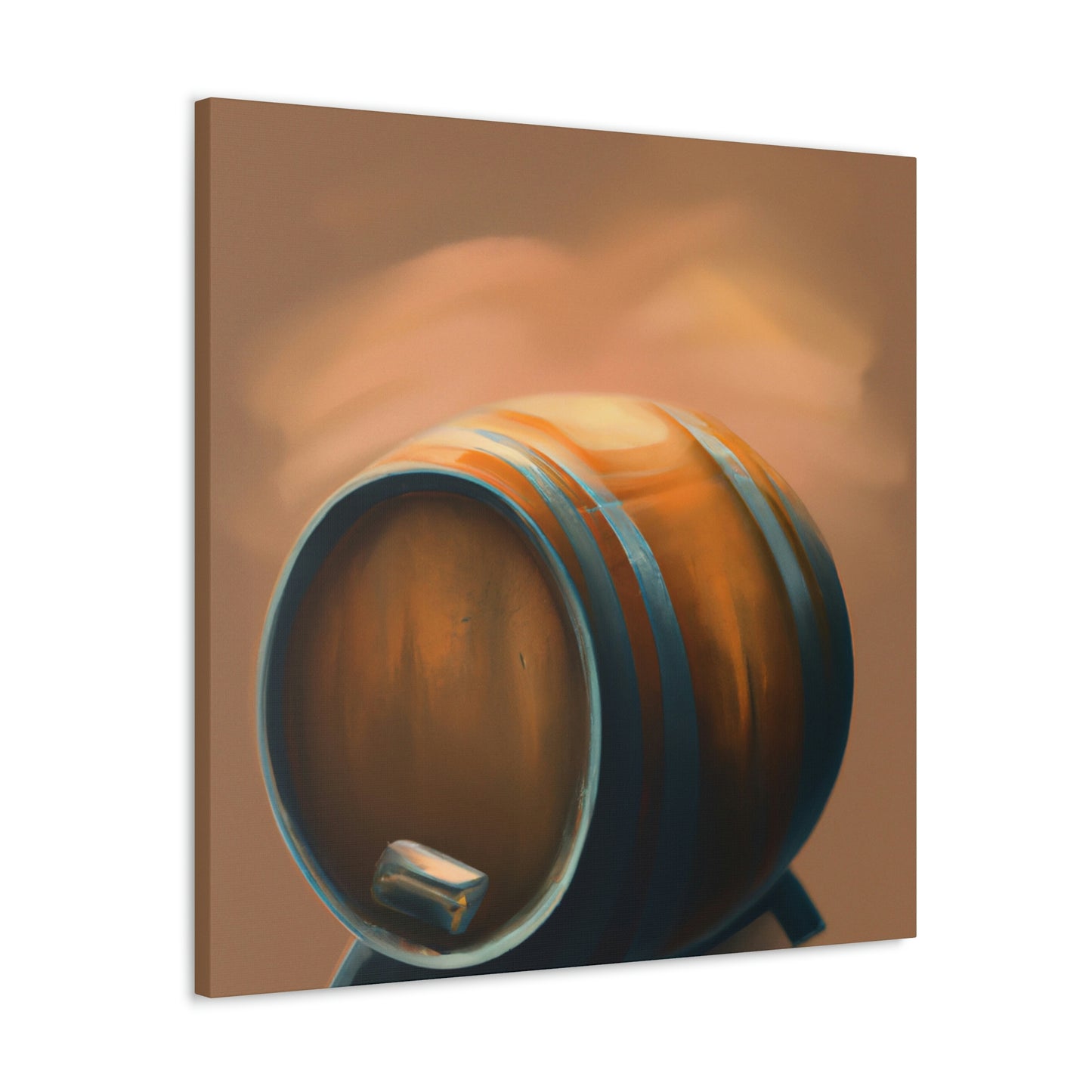 "Whiskey Barrel Ode" - Canvas