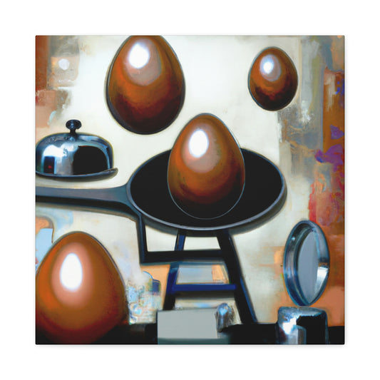 Eggs in Abstraction - Canvas