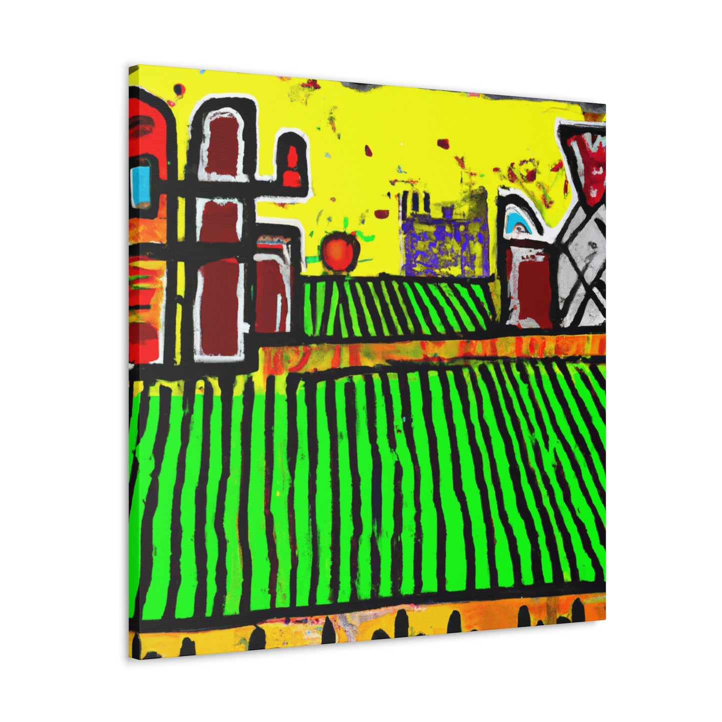 Harvesting Crops Abloom - Canvas