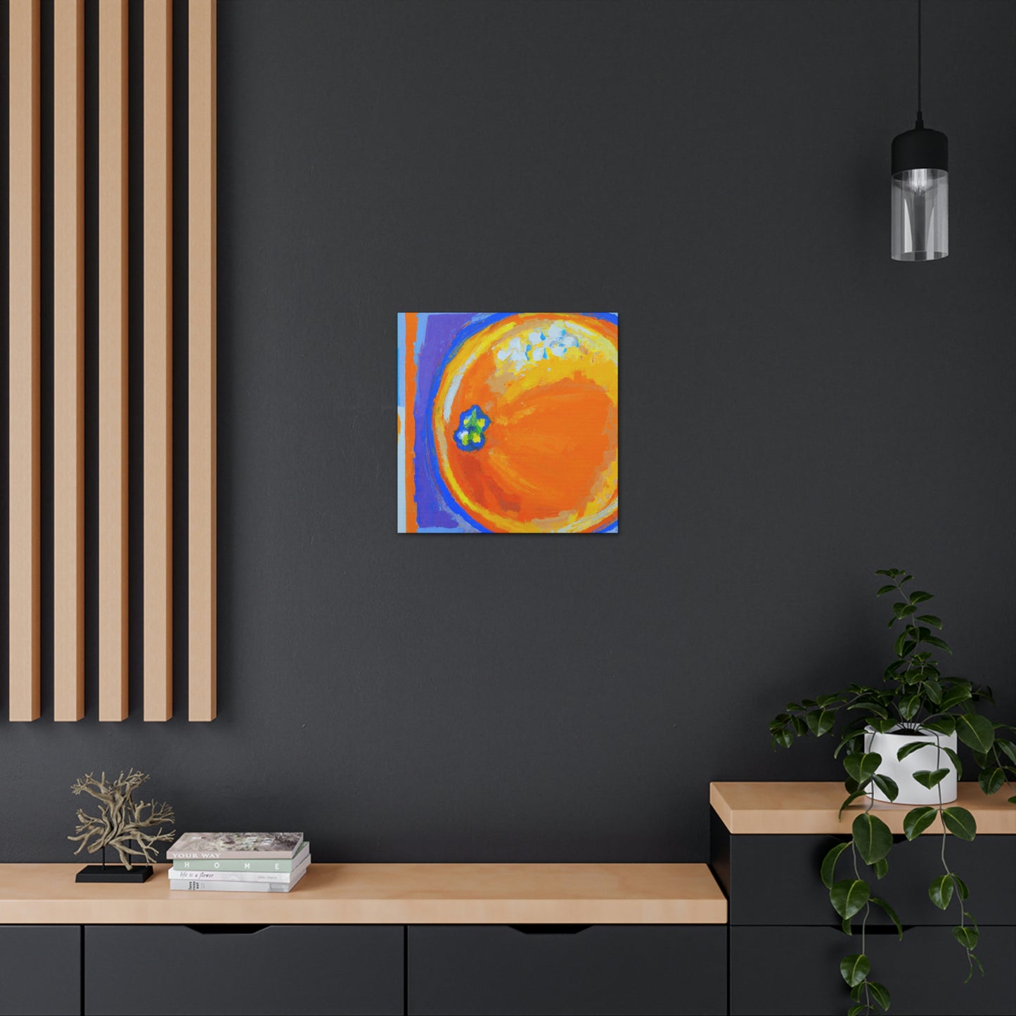 "Orange Abstract Brilliance" - Canvas