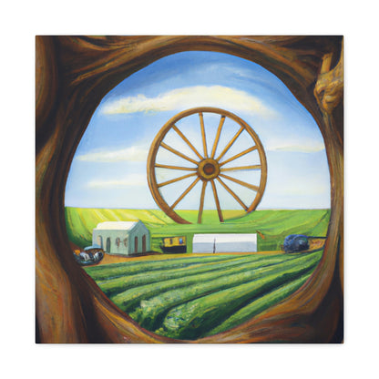 Revolutionary Wagon Wheel - Canvas