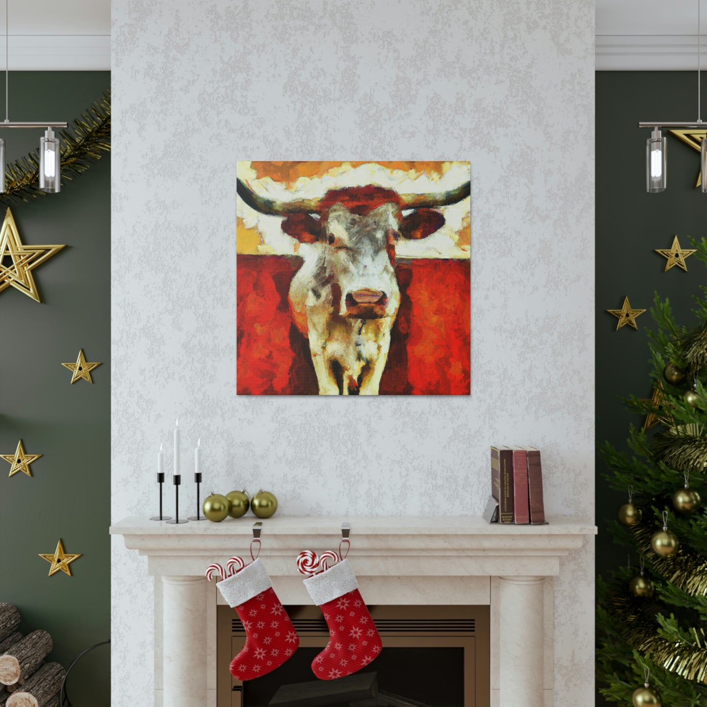 "Texas Longhorn Majesty" - Canvas