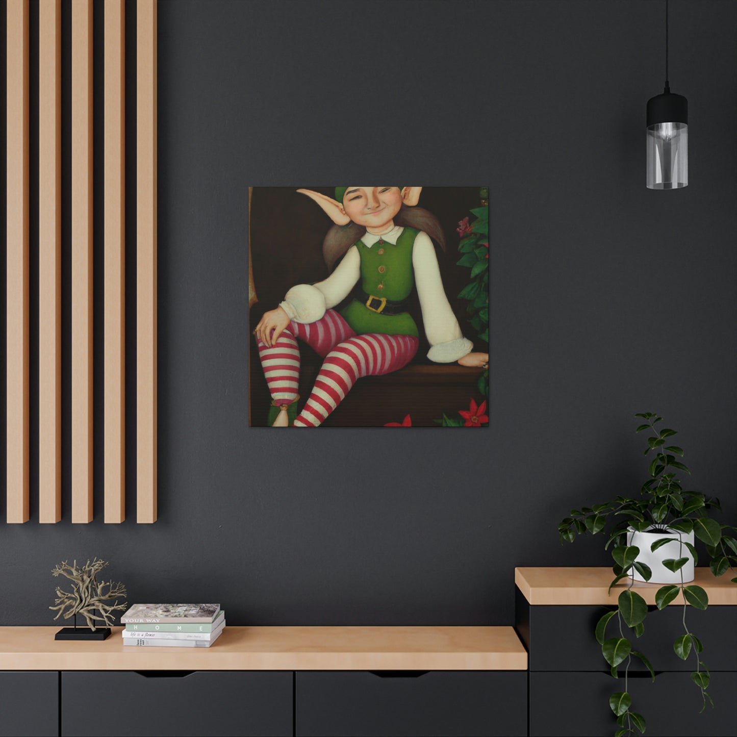 Elf in the City - Canvas