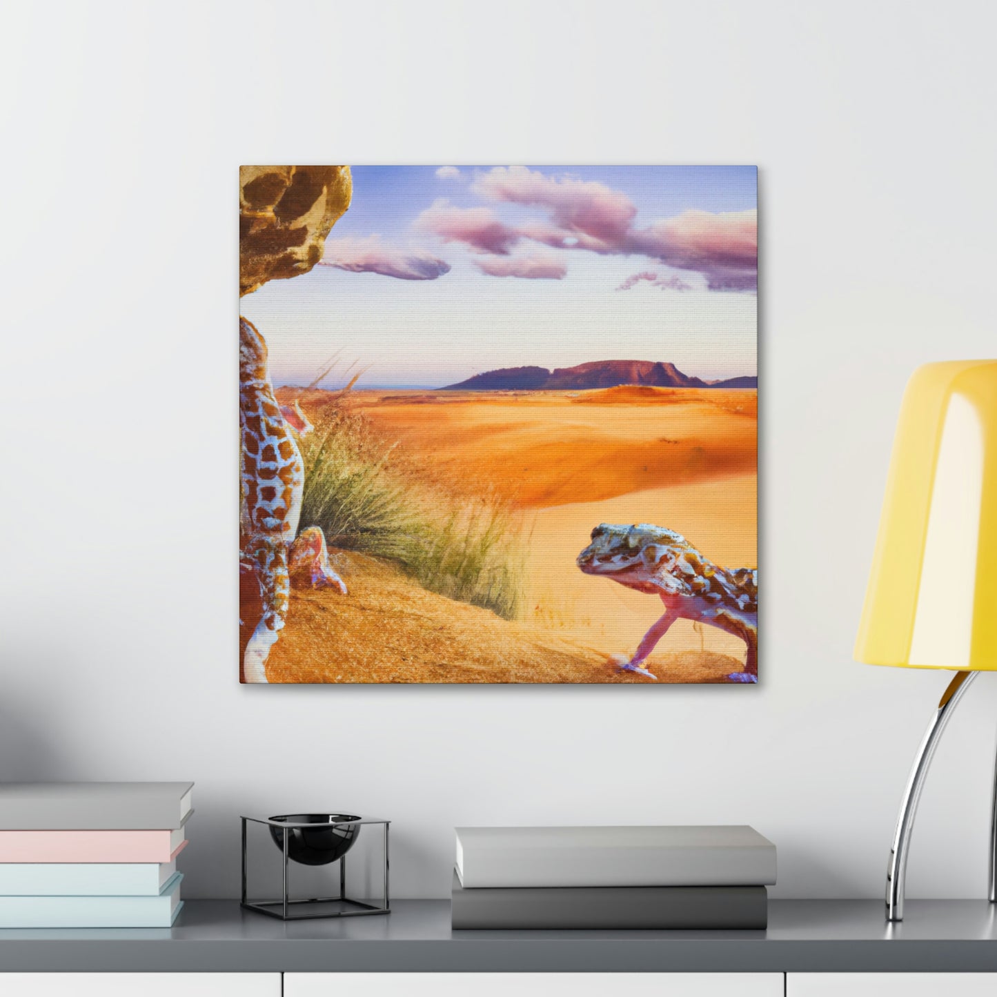 Dreamy Leopard Gecko - Canvas