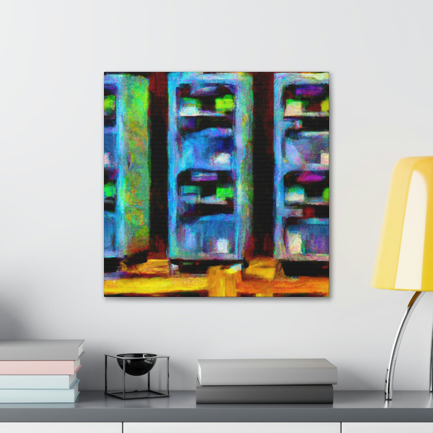 "Digital Tech Impressionism" - Canvas