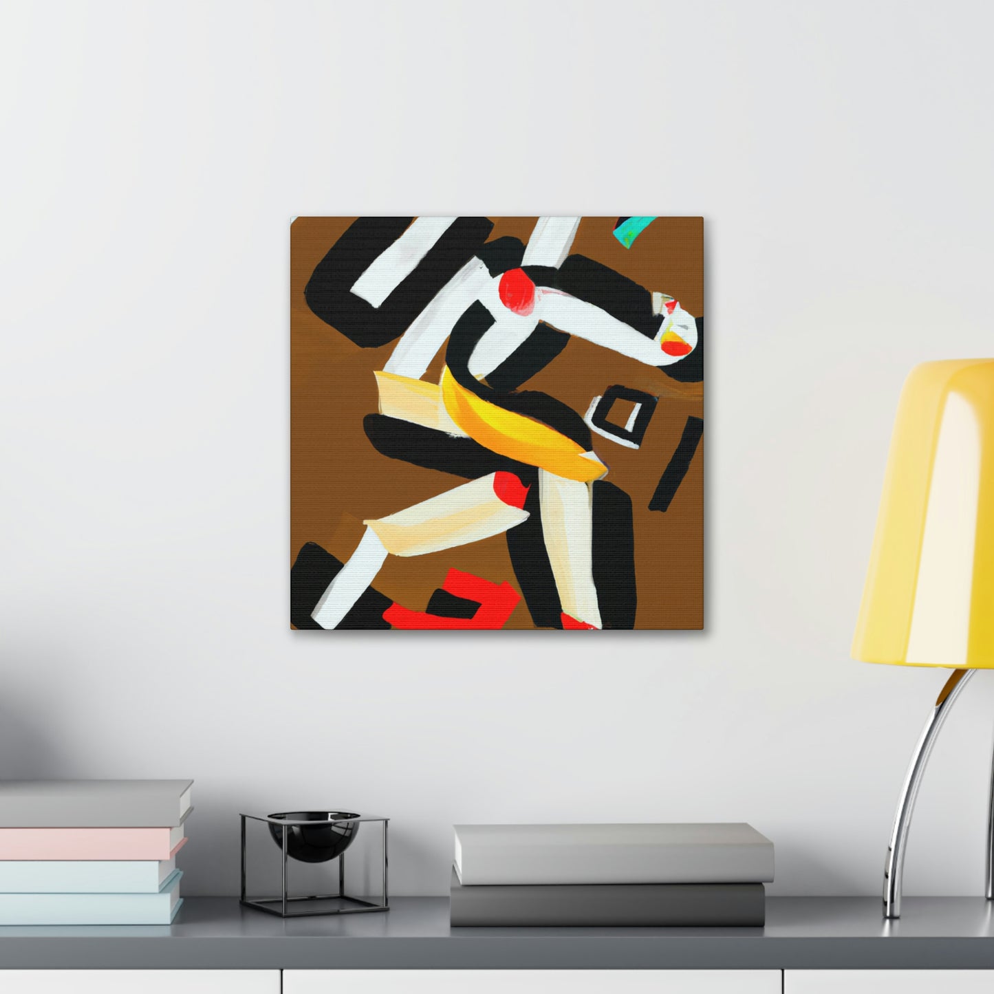 Gymnasts in Motion - Canvas