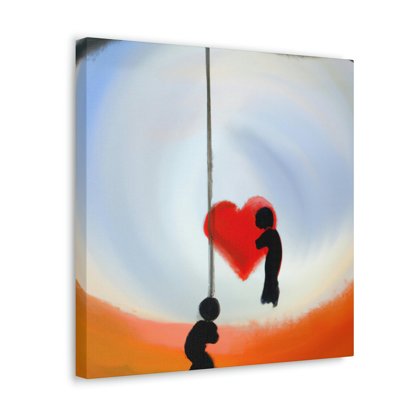 "Love Swings Serenely" - Canvas