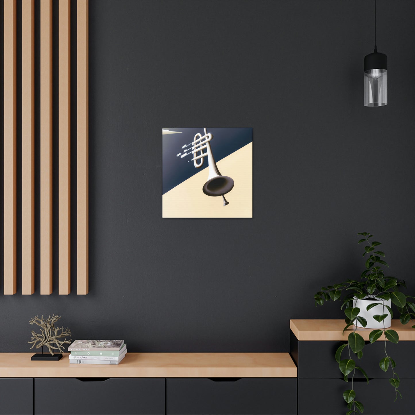 Trombone in the Cloud - Canvas