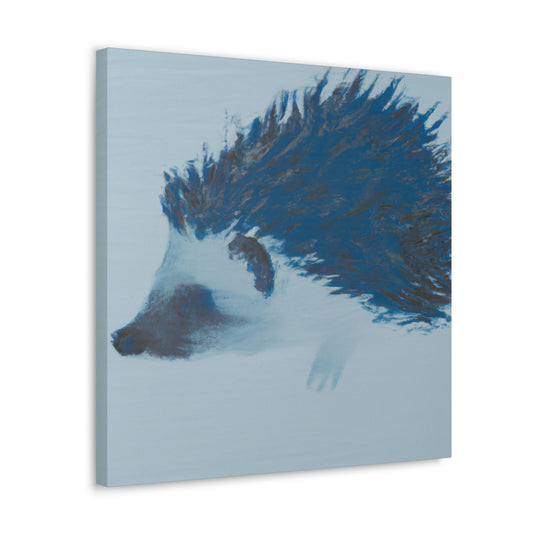 "Hedgehog in Minimalism" - Canvas