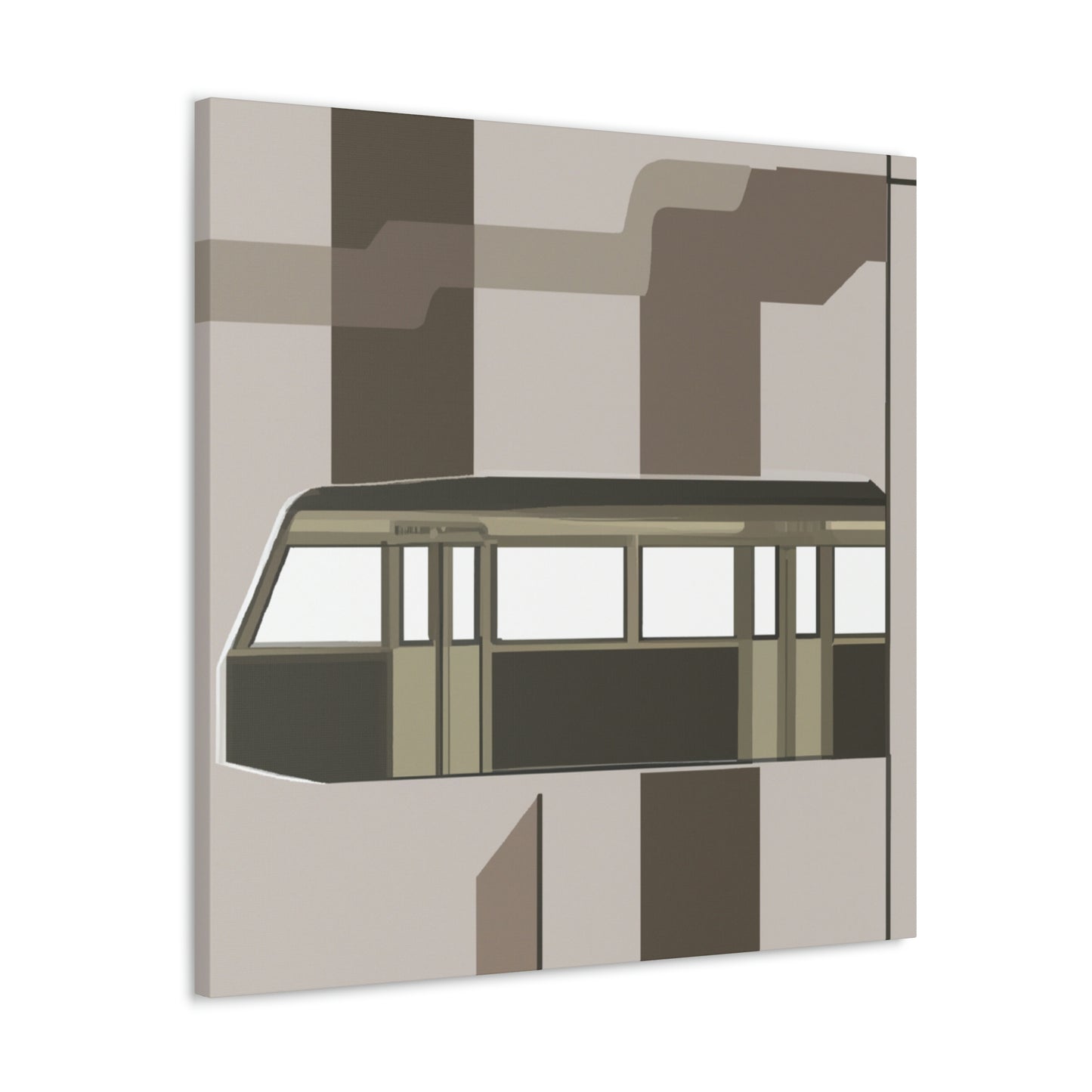 "Subway Journey in Deco" - Canvas