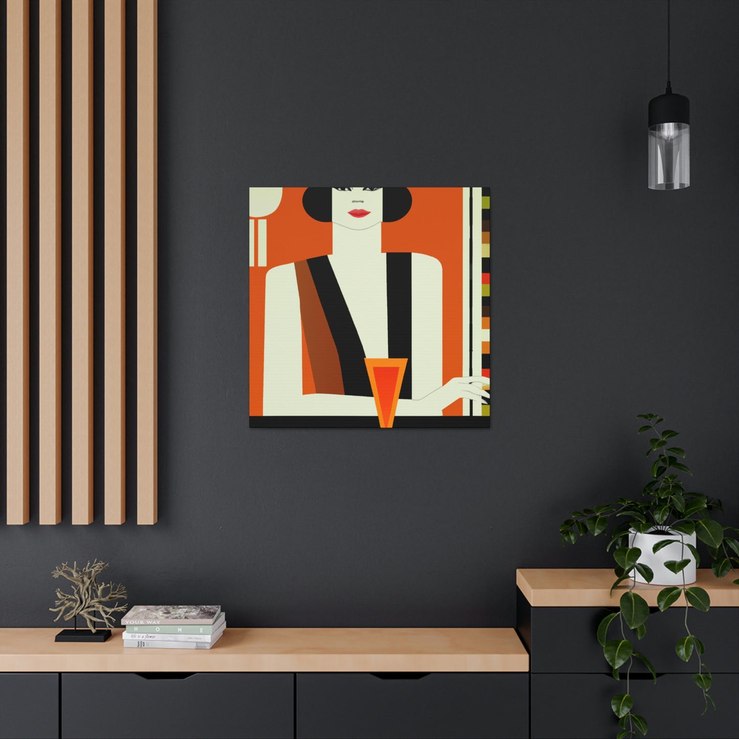 "Colonial Deco Splendor" - Canvas