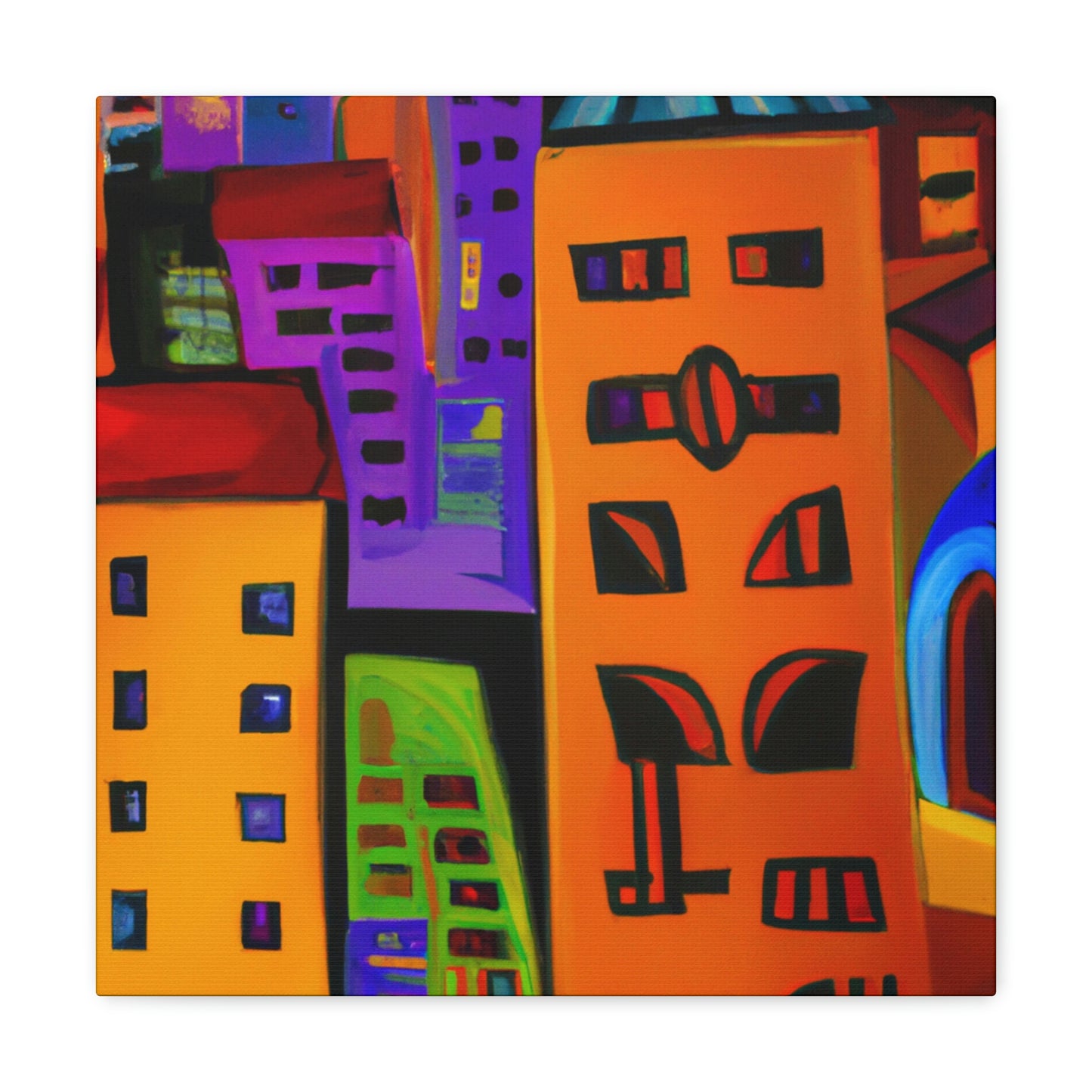 "Deco Dream Fauvist" - Canvas