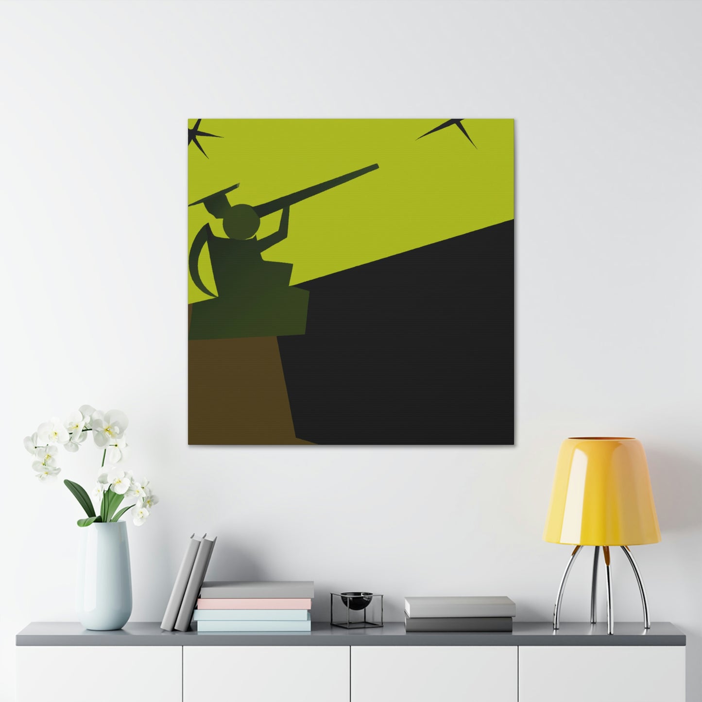 Sniper in Monochrome - Canvas