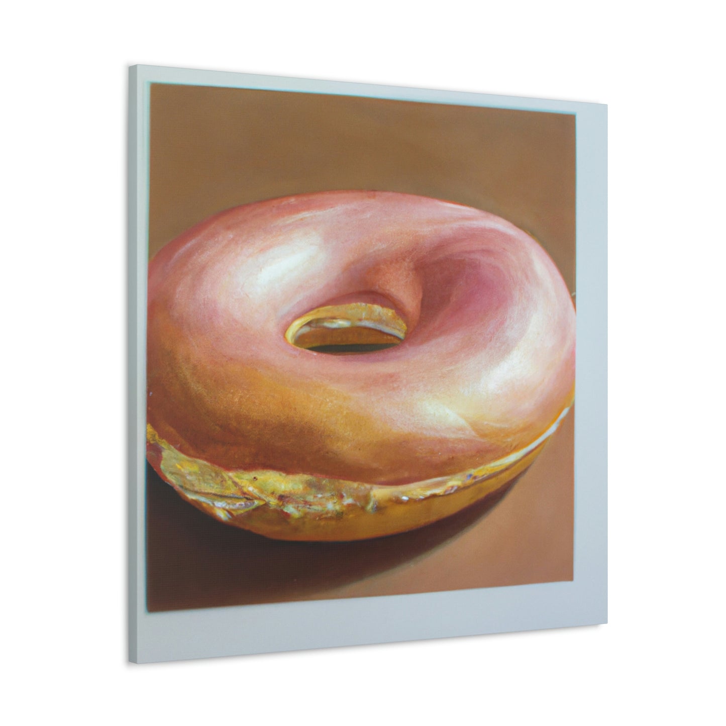 "Chocolate Frosted Doughnut" - Canvas