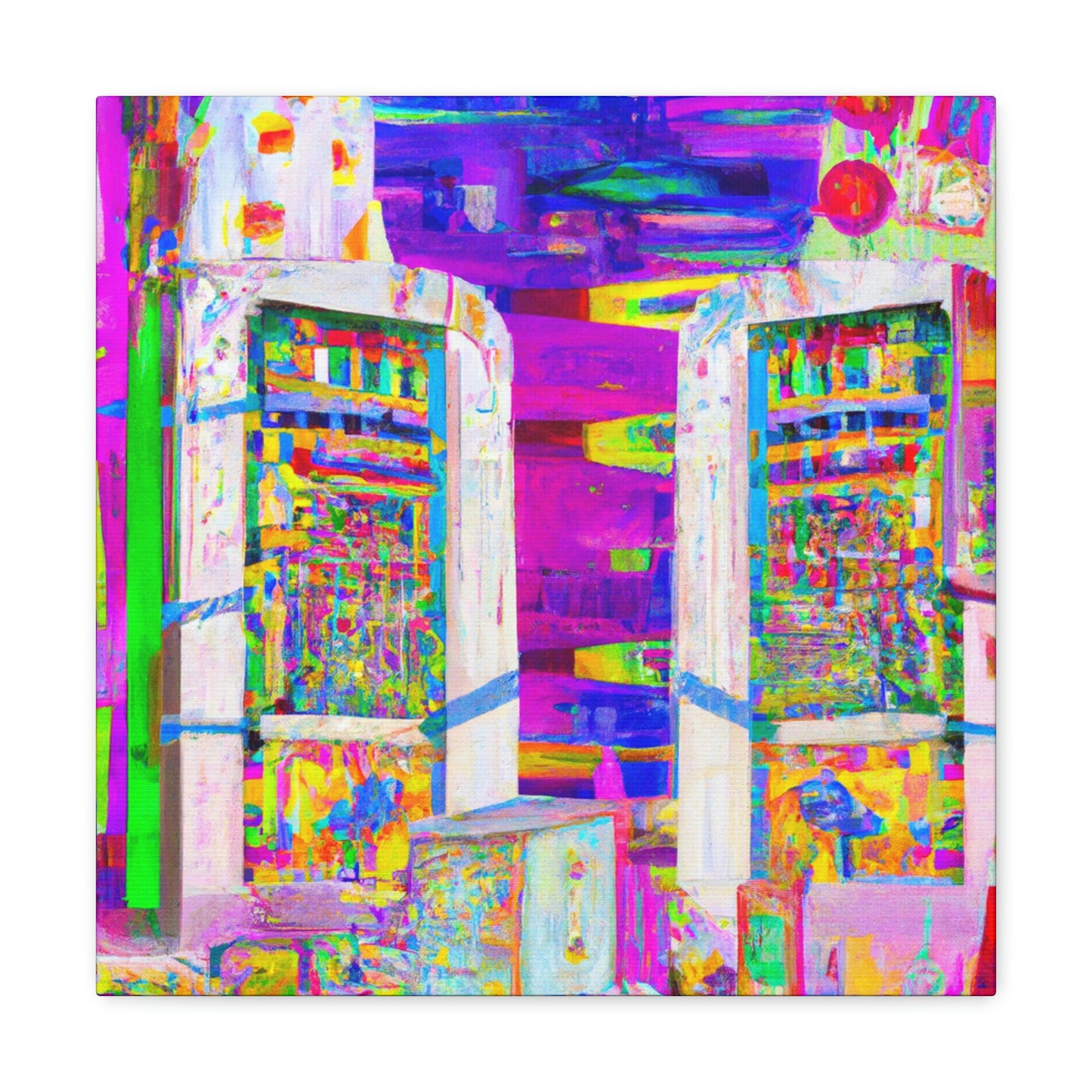 "Servers in Fauvism" - Canvas