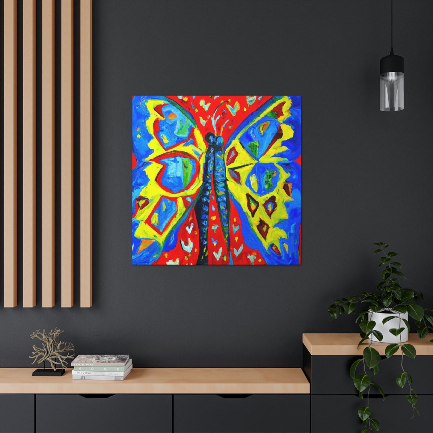 Love Butterfly Embrace - Canvas