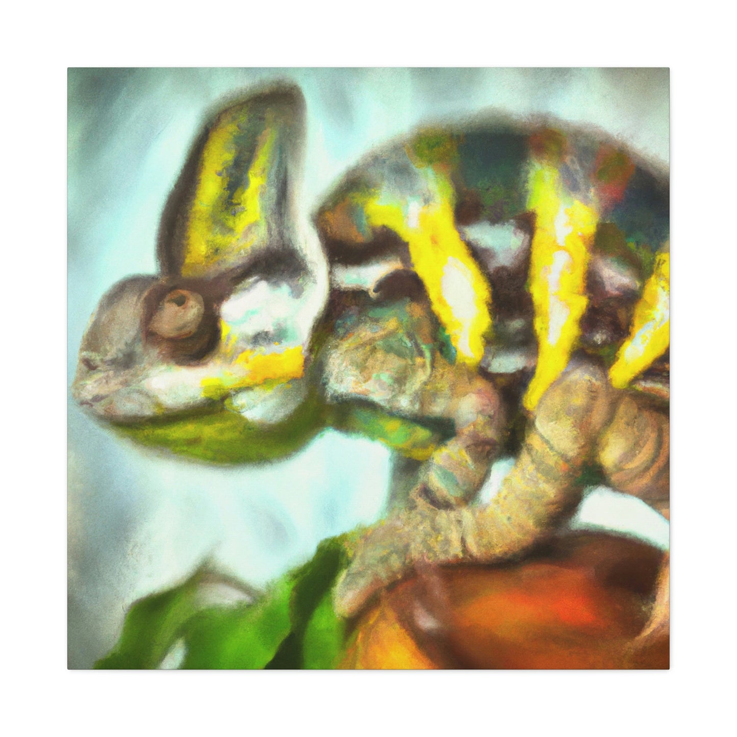 Veiled Chameleon Vision - Canvas