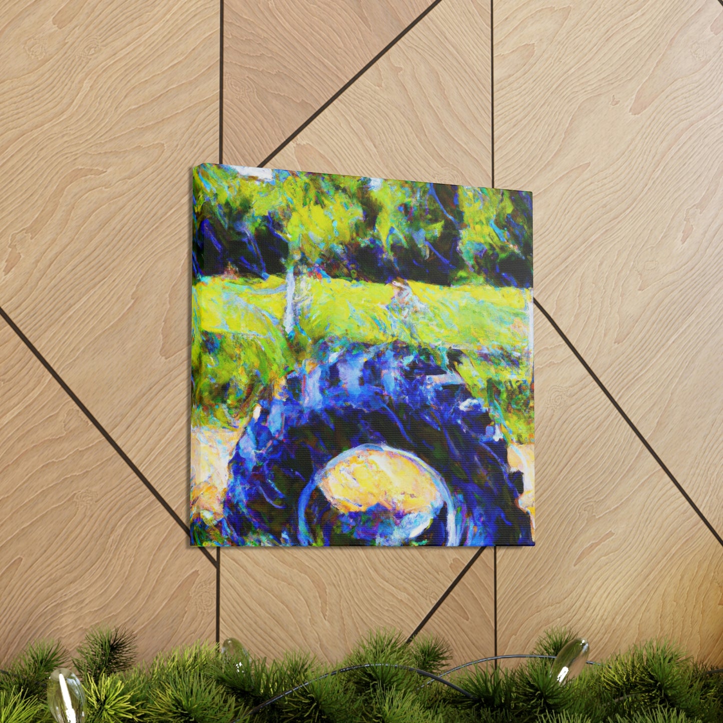 Tire in Impressionism - Canvas