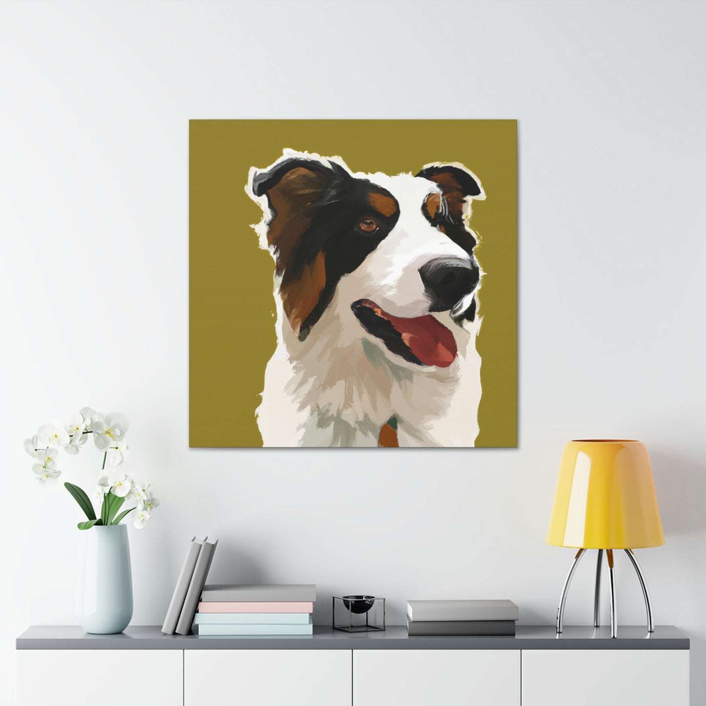 "Border Collie Simplicity" - Canvas