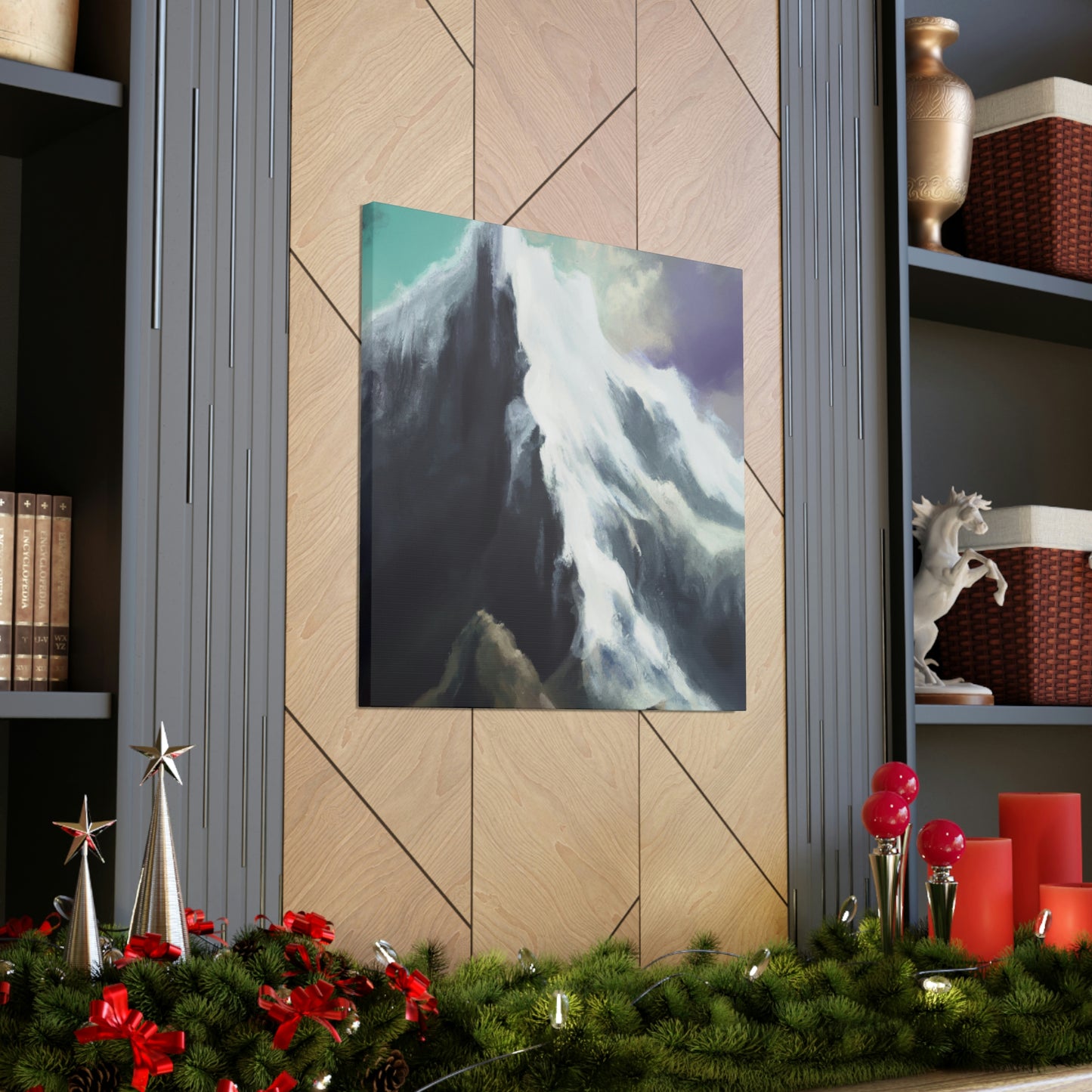 "Snowy Mountain Majesty" - Canvas