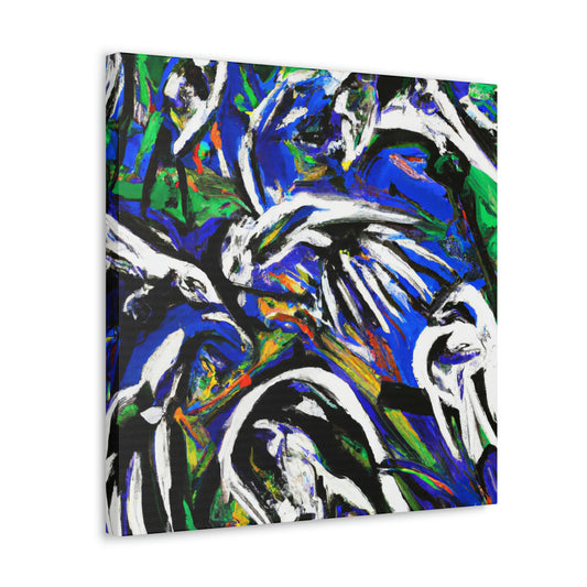 Wild Eagles Spread Wings - Canvas