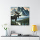 Moose in Splendor - Canvas