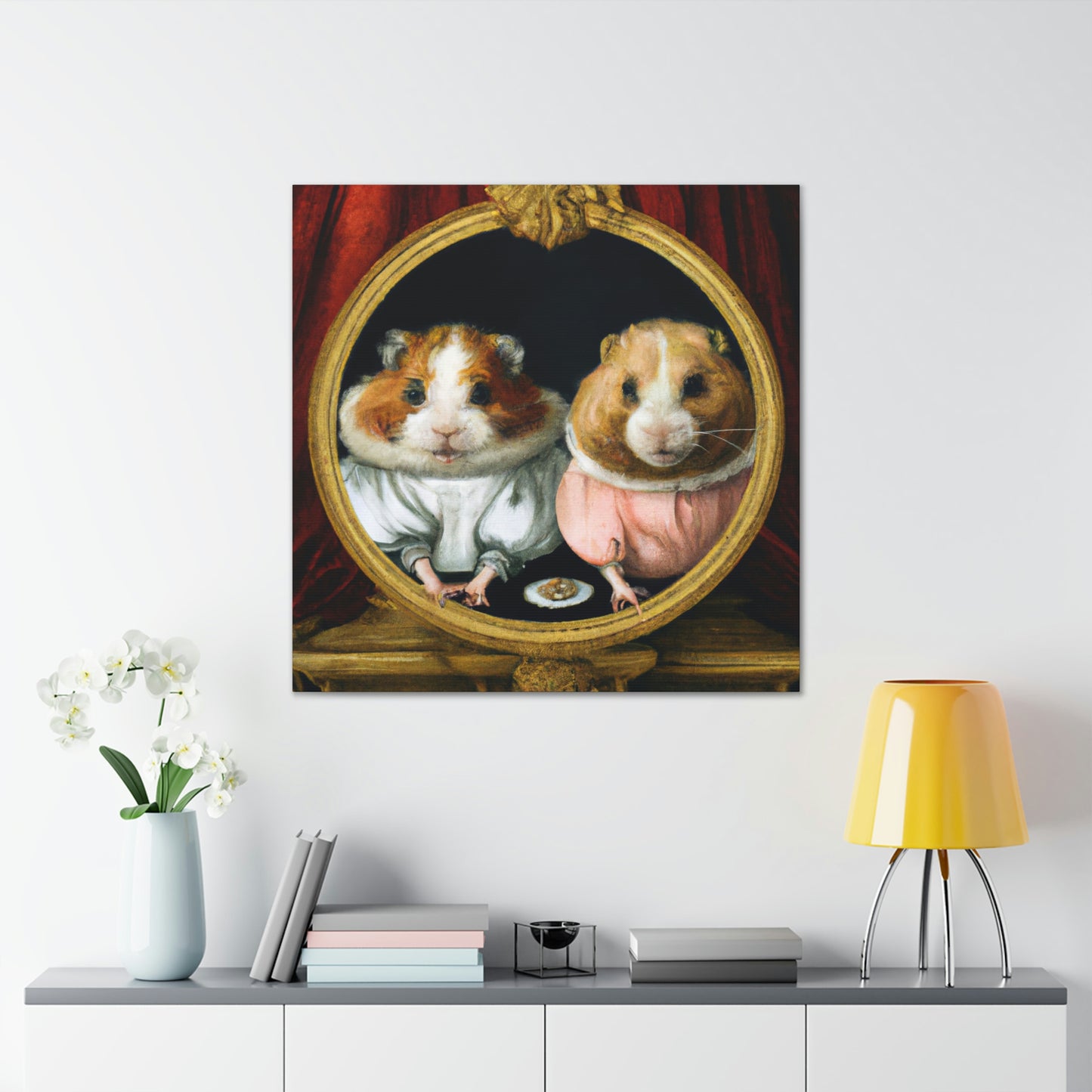 Hamsters in Splendor - Canvas