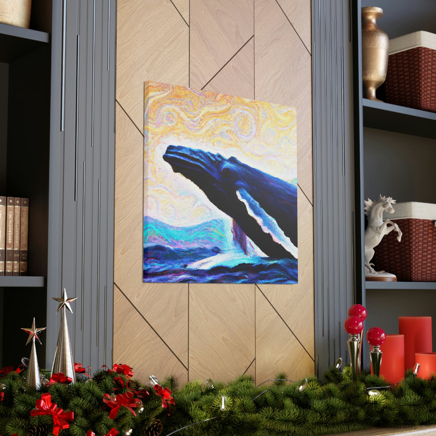 "Humpback Whale Enchantment" - Canvas