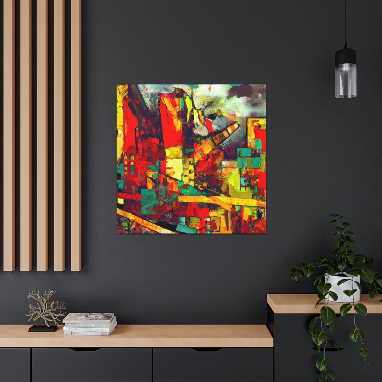 Craftsman in Abstraction - Canvas