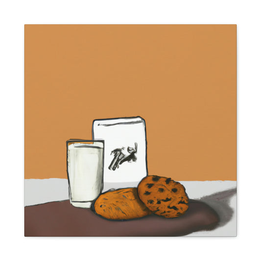 "Milk and Cookies Simplicity" - Canvas