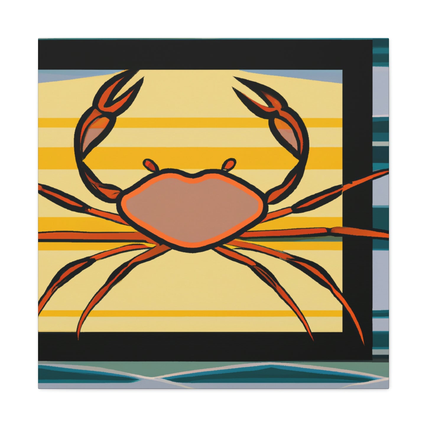 Crab in DecoGlamour - Canvas