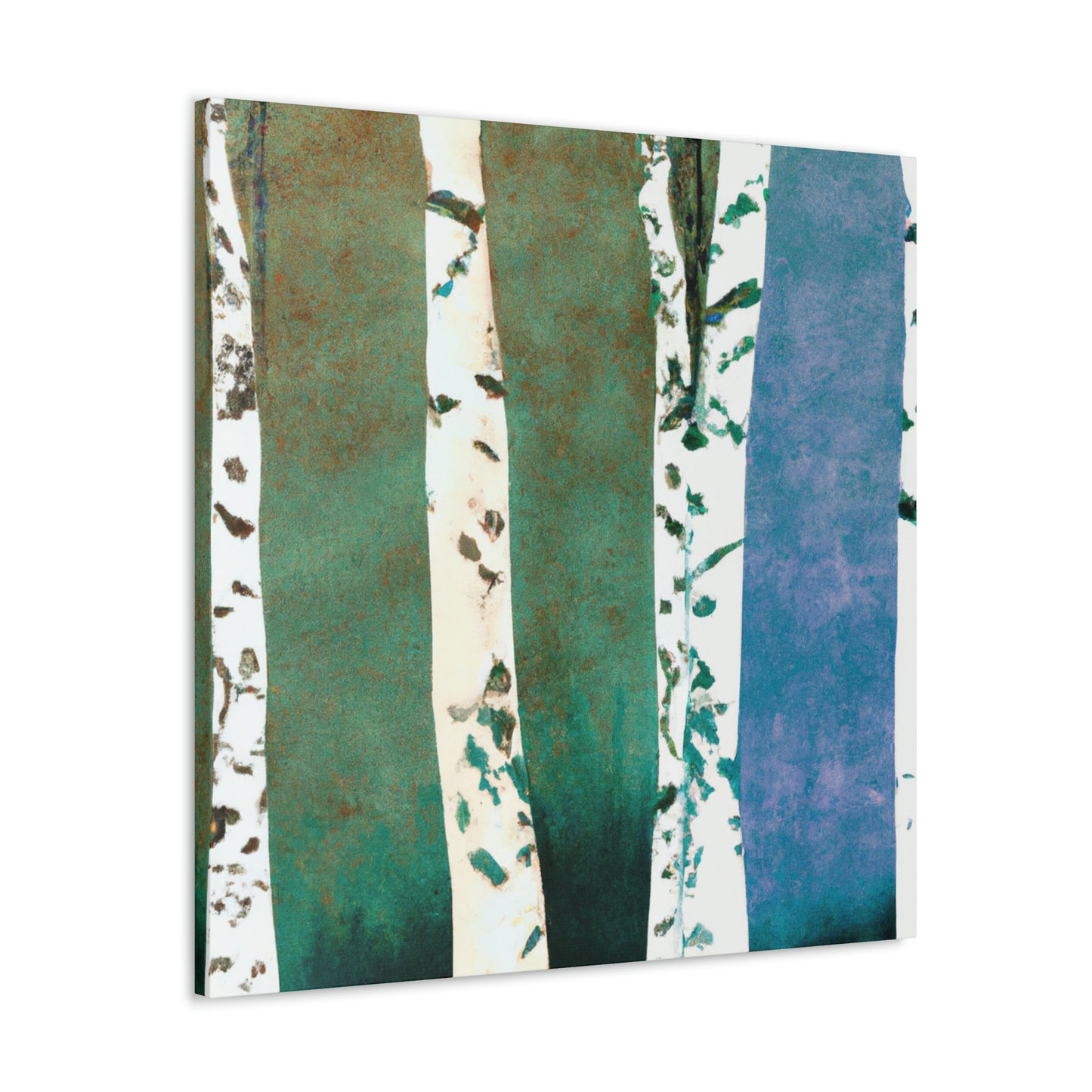 Birch Trees in Bloom - Canvas