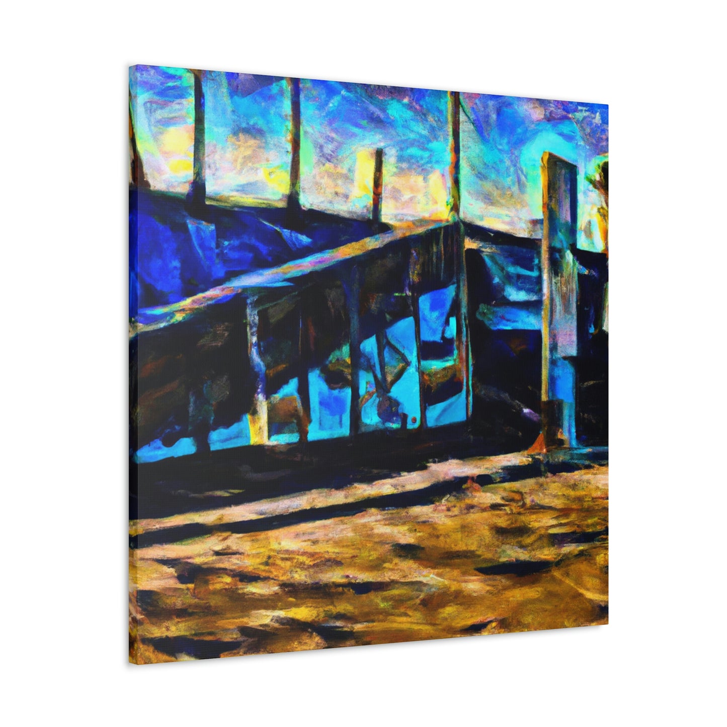 "Seawall at Sunrise" - Canvas